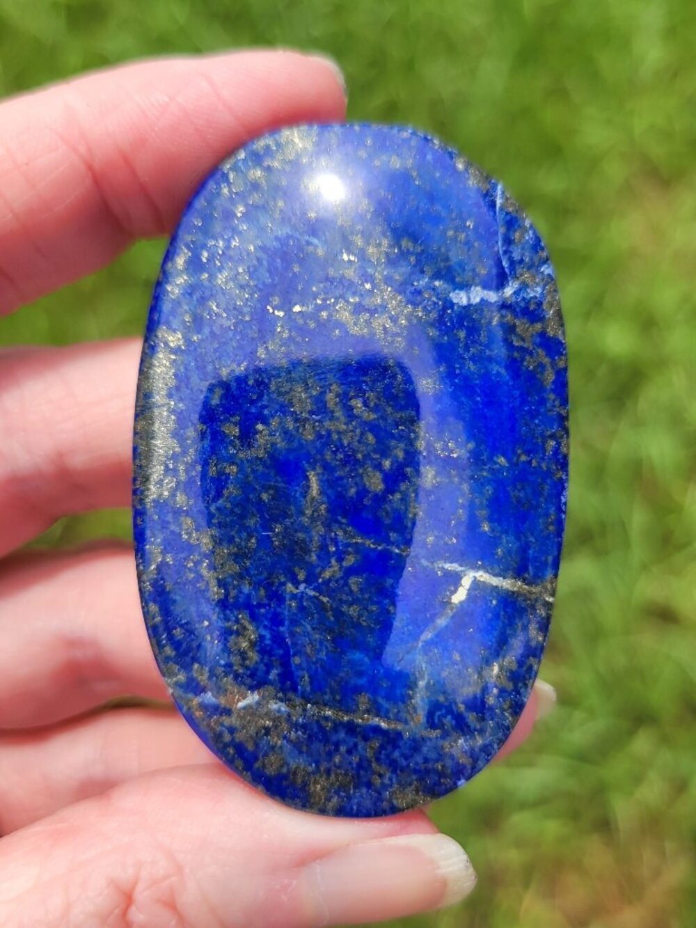 Lapus Lazuli Palm Stone (LL059)